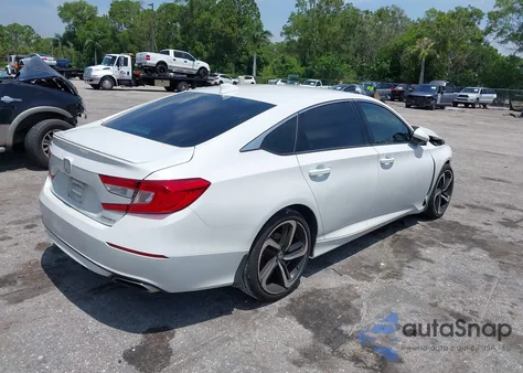 2020 Honda Accord Sport из США, поврежденный, VIN 1HGCV1F37LA142528